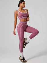Load image into Gallery viewer, Women Yoga Set Sports Bra High Waist Leggings Gym Workout Fitness Activewear Stretch 2 Piece Suit

