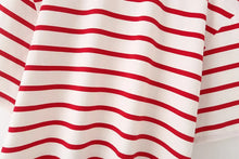 Load image into Gallery viewer, Striped Cotton Summer Tee Women
