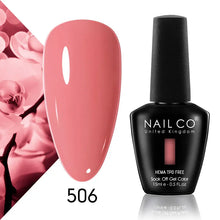 Load image into Gallery viewer, NAILCO 15ml Nail Gel Polish Semi Permanent UV Varnish Nails Art Gel Vernis Manicure TOP BASE Nails Products Supplies Equipment
