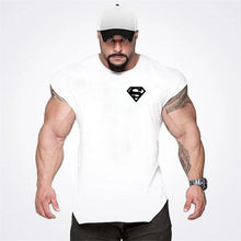 Load image into Gallery viewer, Mens Tank Tops Shirt Gym Tank Top Fitness Clothing Vest Sleeveless Cotton Man Canotte Bodybuilding Ropa Hombre Man Clothes Wear

