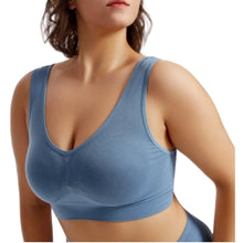 Load image into Gallery viewer, Seamless Sports Bras For Women Push-Up Bra Female Breathable Brassiere No Pads Bralette Solid Color Crop Top Sexy Lingerie S-5XL
