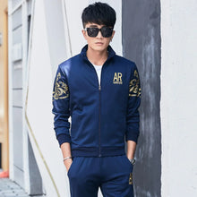 Load image into Gallery viewer, Plus Size 5XL 6XL Men's Tracksuit Autumn Clothes Sportswear Two Piece Set Men Jacket Sweatpants Male Sweatsuit Sports Suits Sets
