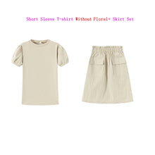 Load image into Gallery viewer, Ribbed Summer Kids Casual Set
