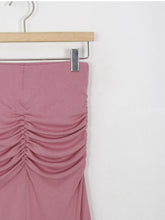 Load image into Gallery viewer, Shirred Satin High Waist Midi
