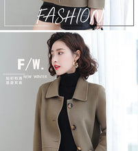 Load image into Gallery viewer, Short Woolen Casual Autumn Coat
