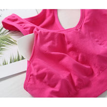 Load image into Gallery viewer, Women Sports Bra Top Push Up Fitness Bra Underwear Sport Tops Breathable Running Vest Gym Active Bras Seamless Yoga Bra
