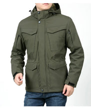 Load image into Gallery viewer, Waterproof Hooded Tactical Field Jacket
