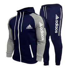 Load image into Gallery viewer, Men’s Retro Fleece Sportswear Set
