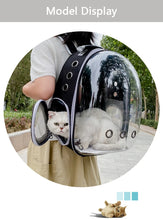 Load image into Gallery viewer, Pet Cat Carrying Bag Space Pet Backpacks Breathable Portable Transparent Backpack Puppy Dog Transport Carrier Space Capsule Bags
