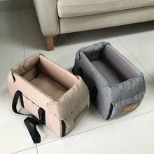 Load image into Gallery viewer, Dog Car Seat Bed Car Central Dog Car Seat Bed Portable Dog Carrier for Small Dogs Cats Safety Travel Bag Dog Accessories
