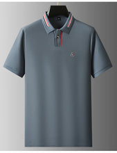 Load image into Gallery viewer, Luxury Cotton Embroidered Summer Polo
