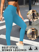 Load image into Gallery viewer, Women's Super Soft Leggings High Waisted Tummy Control No See Through Workout Yoga Running Athletic Push Up Gym Fitness Leggings
