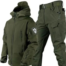 Load image into Gallery viewer, Winter Autumn Fleece Thermal Waterproof Suit Men Jacket Tactical Outdoor Fishing Hiking Camping Tracksuits Coat
