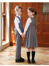 Load image into Gallery viewer, British Style Kids Vest Suit
