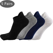 Load image into Gallery viewer, Five Toe No Show Socks
