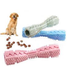 Load image into Gallery viewer, Dog Teething Toy Chew Stick Bite Resistant Fun Leak Proof Food Toy Pet Teether Cleaner Stick
