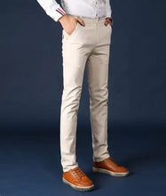 Load image into Gallery viewer, Classic Cotton Office Suit Pants

