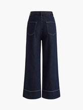 Load image into Gallery viewer, Autumn Wide Leg Denim Jeans
