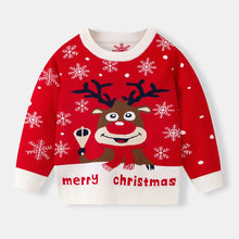 Load image into Gallery viewer, Winter Cartoon Knit Kids Pullover Sweater

