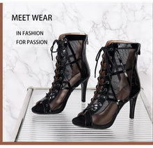 Load image into Gallery viewer, High Heels Women's Sandals New Open Toe Casual Latin Dance Shoes Girls' Ballroom Sandals Large Dance High Heels Women's Shoes 43
