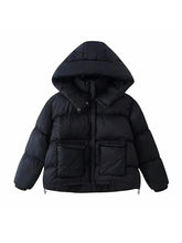 Load image into Gallery viewer, Vintage Hooded Winter Parka Jacket
