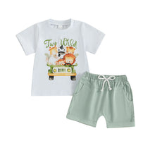 Load image into Gallery viewer, Toddler Dinosaur Birthday Outfit Set
