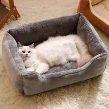 Load image into Gallery viewer, Bed for Cats Pet Products Cushions Kitten Winter Accessories Dog All Houses Supplies Things Accessory Habitats Basket House Beds
