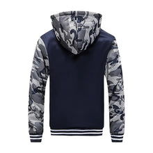 Load image into Gallery viewer, Camouflage Fleece Hooded Jacket
