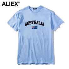 Load image into Gallery viewer, Australia Flag Cotton Graphic Tee
