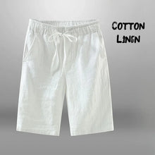 Load image into Gallery viewer, Cotton Linen Casual Beach Shorts
