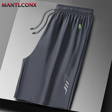 Load image into Gallery viewer, Summer Men's Shorts Cool Sportswear Running Sport Shorts Casual Bottoms Gym Fitness Training Jogging Short Pants Men Black Gray
