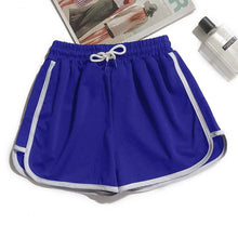 Load image into Gallery viewer, Women Yoga Shorts Summer Outer Wear Mid-Waist Casual Loose Straight Pants Lady Stylish Thin Breathable Wide Leg Gym Short Pants

