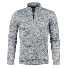 Load image into Gallery viewer, Men Sweatshirts Spring Thicker PulloverHalf Zipper Pullover for Male Hoody Man Sweatshir Autumn Solid Color Turtleneck Sweaters
