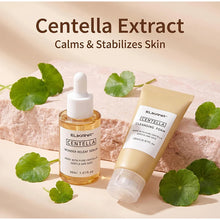 Load image into Gallery viewer, Centella Asiatica Travel Face Skin Care Kit: Serum,Cleansing Oil,Moisturizing Toner,Cleaner Foam,Soothing Cream,Skincare Set

