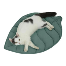 Load image into Gallery viewer, Leaves Shaped Pet Bed Reversible Soft Washable Non Slip Cushion For Cats Dogs Indoor Travel Camping Comfortable Cozy Cooling Mat
