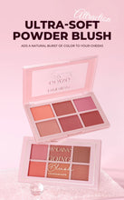 Load image into Gallery viewer, Matte Blush Palette Highly Pigmented Long Lasting Face Makeup Natural Finish Brighten Skin Contour Highlight Powder
