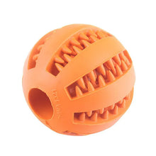 Load image into Gallery viewer, Dog Toy Ball, Nontoxic Bite Resistant Toy Ball for Pet Dogs Puppy Cat, Dog Pet Food Treat Feeder Chew Tooth Cleaning Ball
