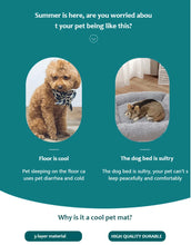 Load image into Gallery viewer, Dog Cooling Mat Summer Pet Cold Bed Extra Large For Small Big Dogs Pet Accessories Cat Durable Blanket Sofa Cat Ice Pad Blanket
