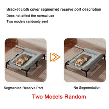 Load image into Gallery viewer, Pet Furniture Mesh Elevated Dog Beds Breathable Removable Raised Dog Bed with Pillow Outside Dog Bed Cat Patio Sunbathing
