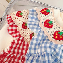 Load image into Gallery viewer, Sweet Plaid Baby Winter Dress
