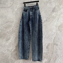 Load image into Gallery viewer, High Waist Straight Denim Pants

