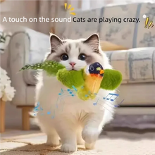 Load image into Gallery viewer, Interactive Cat Toy Electric Simulation Bird With Chirping Sound Flapping Wings Plush Chew Bite Toy For Kittens Cats Pet Supplie
