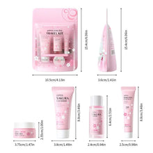 Load image into Gallery viewer, Sakura Skin Care Set facial Cleanser,Serum,Toner,Sunscreen,facial cream Beauty skin care For Women Gifts Routine Travel Kit
