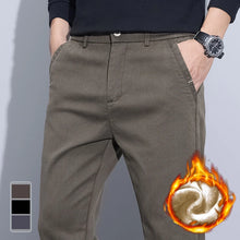 Load image into Gallery viewer, Winter Fleece Smart Casual Trousers
