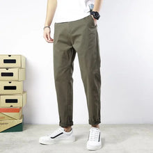 Load image into Gallery viewer, Korean Casual Elastic Cargo Pants
