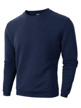 Load image into Gallery viewer, Modern Jacquard Crewneck Knit Pullover
