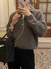Load image into Gallery viewer, Wool Knitted Casual Pullover Sweater
