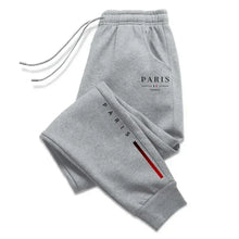 Load image into Gallery viewer, Stylish high-grade sweat joggers for city men, unique Paris print, multi-scene trousers for travel, sports and home leisure.
