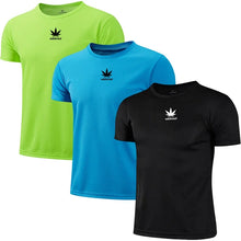 Load image into Gallery viewer, 3 in 1 Workout Shirt for Men Athletic Running Gym Quick Dry Short Sleeve Performance Moisture Wicking T-Shirt
