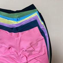 Load image into Gallery viewer, New Women V Back Athletic Leggings Fitness Exercise Yoga Gym Tights Workout Scrunch Butt Lifting Training Pants

